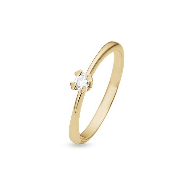 MARY Ring 8K LG DIAM 0,10CT W/VS, fra Aagaard