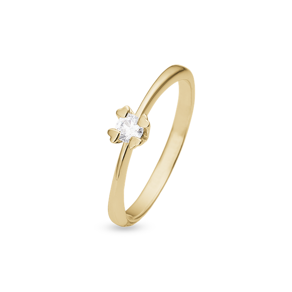 MARY Ring 8K LG DIAM 0,20CT W/VS, fra Aagaard