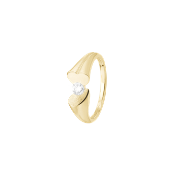 Ring, 8kt, Magiske hjerter, fra Aagaard