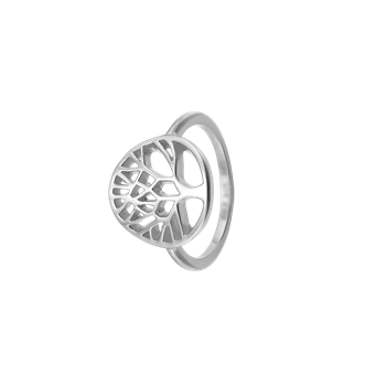 Dame ring, livets træ, sølv, fra aagaard