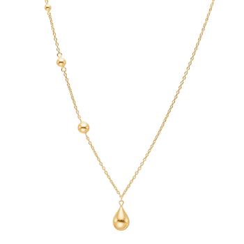 Forgyldt sølv halskæde DROPS52, fra Nordahl