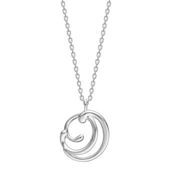 Rhd. sølv halskæde AURA52, fra Nordahl