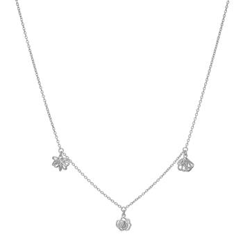 Rhd. sølv halskæde BLOSSOM52, fra Nordahl