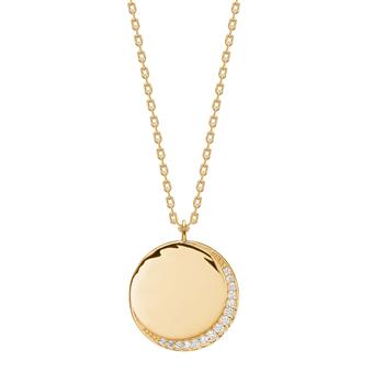 Forgyldt sølv halskæde rund SARANOR, fra Joanli Nor