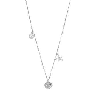 Rhodineret sølv halskæde SELINANOR, fra Joanli Nor