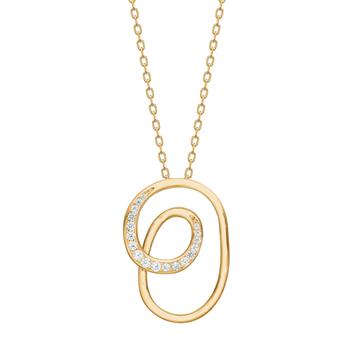 Forgyldt sølv halskæde RUELLENOR, fra Joanli Nor