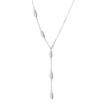 Rhd. sølv halskæde LEAVES52, fra Nordahl