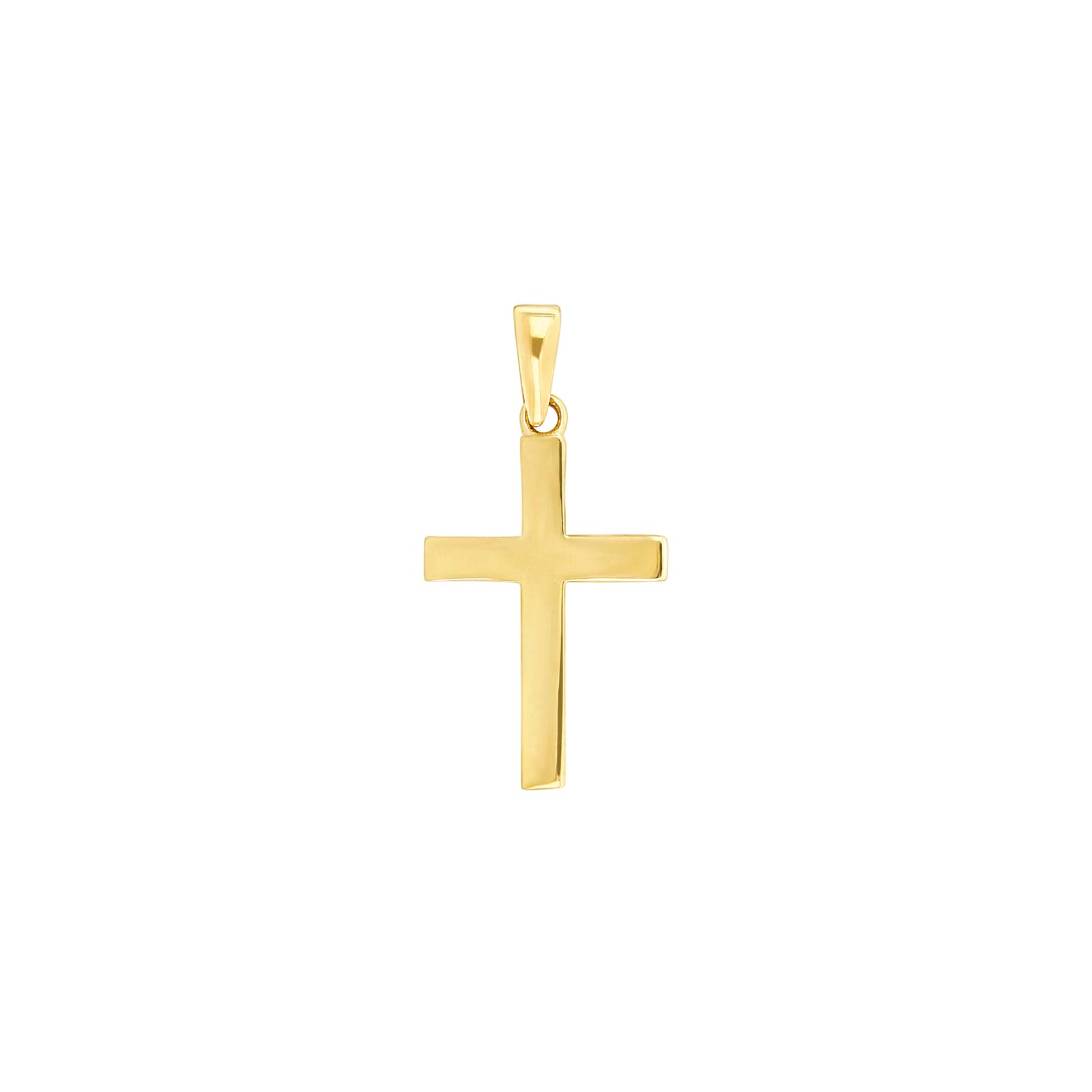 14kt. guld kors massiv 19mm, fra Siersbøl
