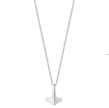 SON kæde stål med Thors hammer 50+5cm, fra Son of Noa