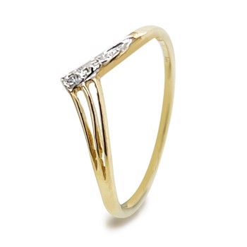 Diamant ring, fra Bee