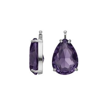 Glas facet m/rh sølv, fra Heinzendorff