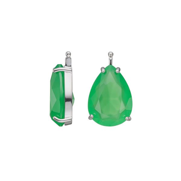 Glas facet m/rh sølv, fra Heinzendorff