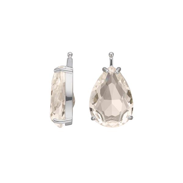 Glas facet m/rh sølv, fra Heinzendorff