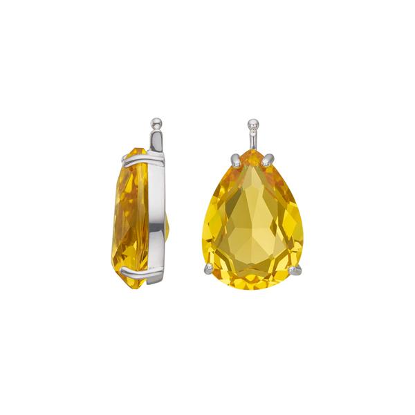 Glas facet m/rh sølv, fra Heinzendorff