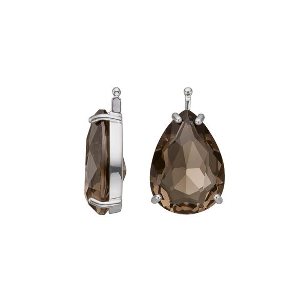 Glas facet m/rh sølv, fra Heinzendorff