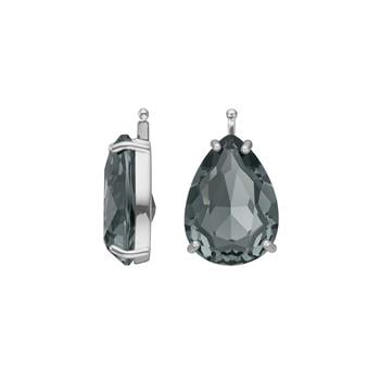 Glas facet m/rh sølv, fra Heinzendorff