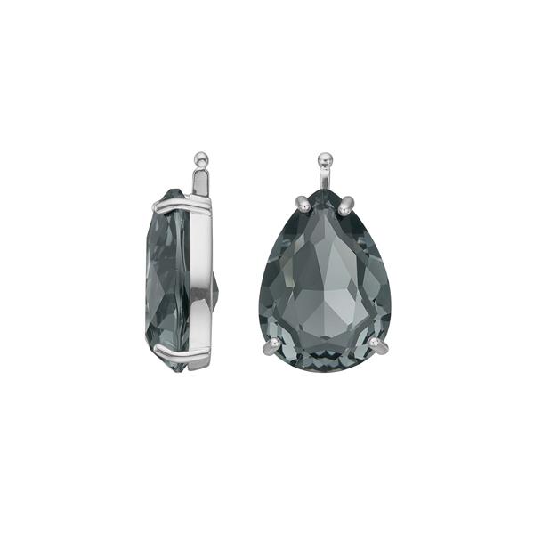 Glas facet m/rh sølv, fra Heinzendorff