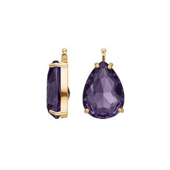 Glas facet m/fg sølv, fra Heinzendorff