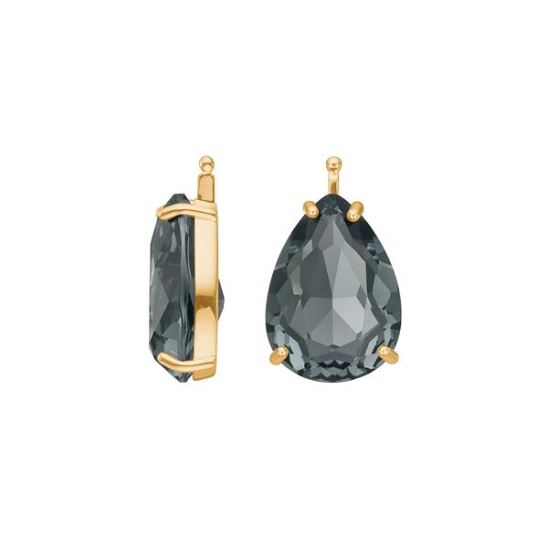 Glas facet m/fg sølv, fra Heinzendorff