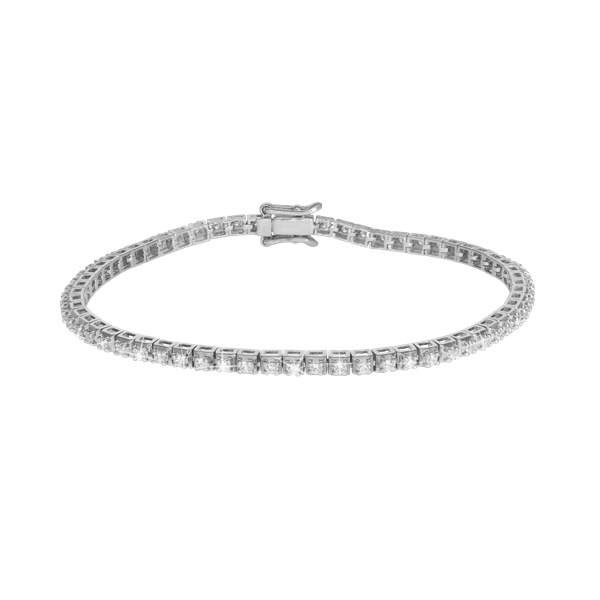 Tennis Armbånd 14 kt. hvidguld 0,99 ct. , fra Aagaard