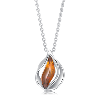 Sølv halskæde, fra Støvring Design