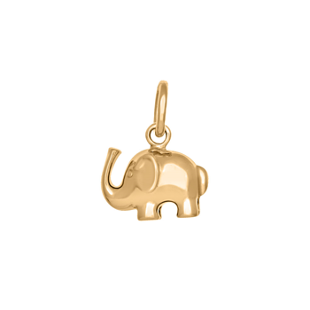 8kt. guldvedhæng/charm elefant, fra Siersbøl