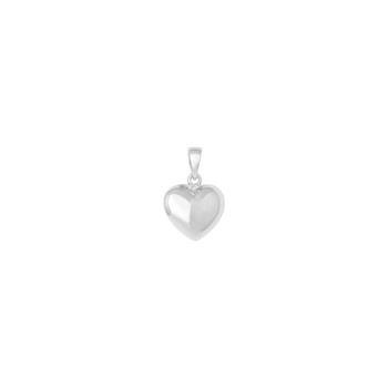 SIERSBØL sølv rhod. vedhæng hjerter 20x13mm, fra Siersbøl