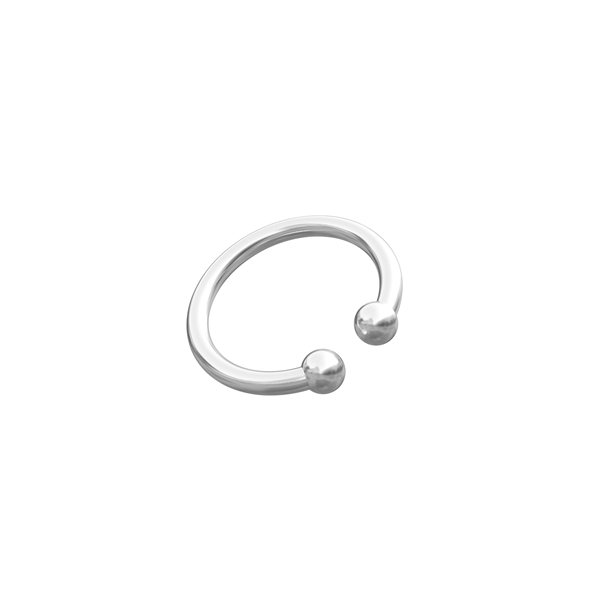 Rhod. sølvearcuff PIERCE52 1 stk., fra Nordahl