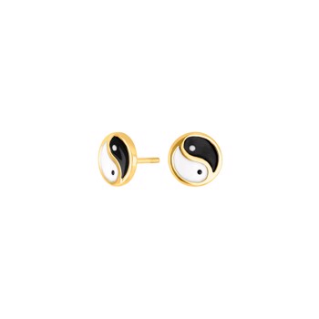 Forg. sølvørestikker yin yang, fra Noa Kids