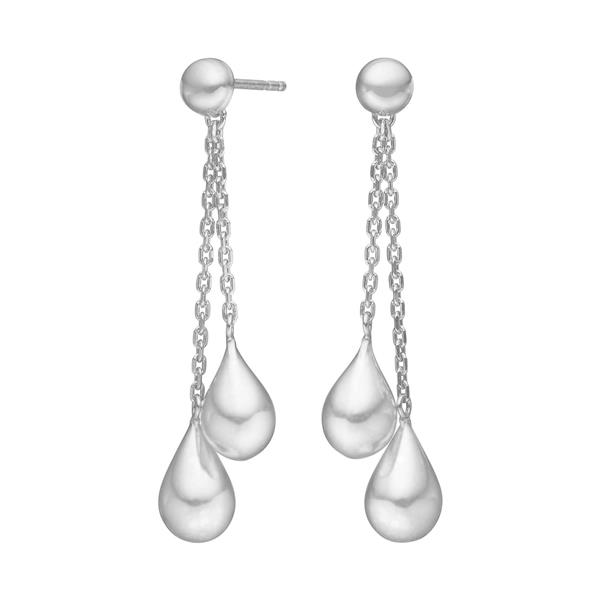 Rhd. sølv ørehængere DROPS52, fra Nordahl