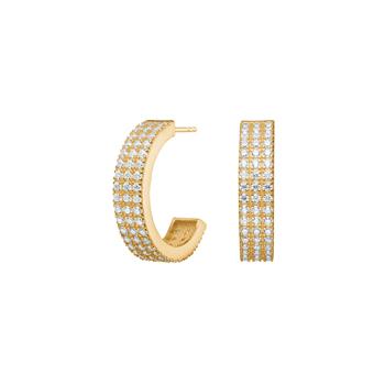 8kt. guldcreoler m/cz, fra Siersbøl