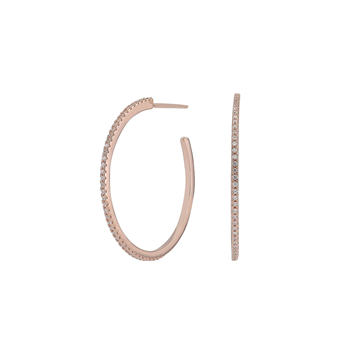 Rosaforgyldt creol ADINANOR med cz 28mm, fra Joanli Nor