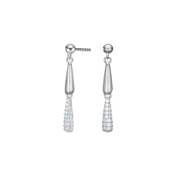 Rhodineret sølv ørehængere ROMYNOR, fra Joanli Nor