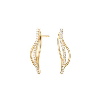 Forgyldt sølv ørestikker RAMIRANOR, fra Joanli Nor