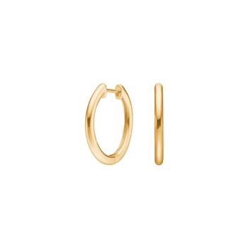 Forg. sølv creol 18 mm , fra Siersbøl