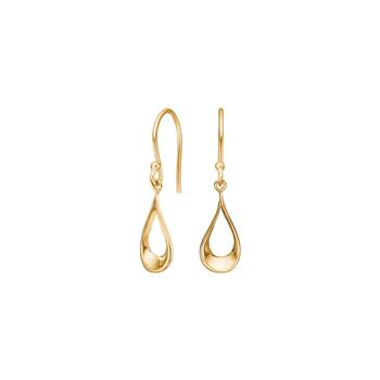 14kt. guldørehængere, fra Siersbøl