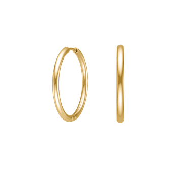 Creoler stål 21mm IP gold CALMA, fra Nordahl