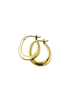 Creol 8 karat guld oval small, fra L&G