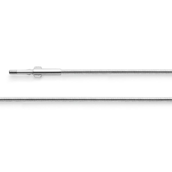 Sterling sølv Tonda Soft spiral stål1,40mm dbl. Clips