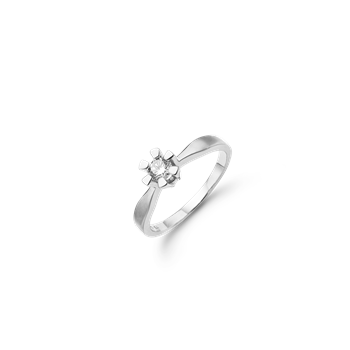 ETERNITY 14KT HV.D.RING 1X0,30CT WSI, fra Aagaard