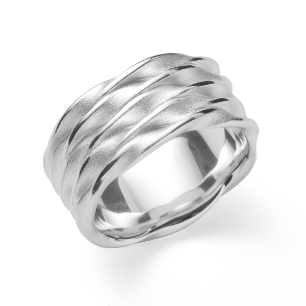 Sterling sølv Ring specielt struktureret
