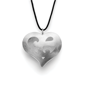 925/- vedhæng,rhd,børstet/blank, fra Bastian Inverun