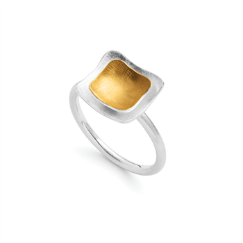 925/ring,rhodium-pl., delvis fg.,børstet, fra Bastian Inverun