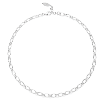 925/- collier, rhd, mat, 45+3cm, fra Bastian Inverun