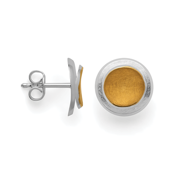 925/- øreringe, rhd, fg., mat, fra Bastian Inverun