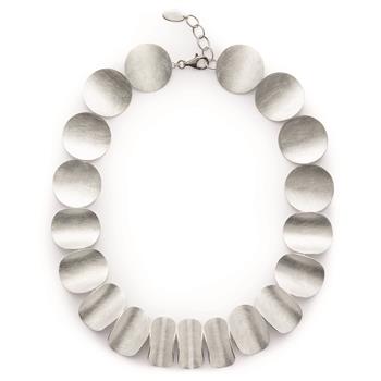 925 / - Collier, rho., mat / pol., 45 + 3cm, fra Bastian Inverun