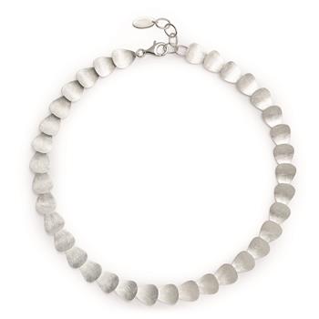 925/- Collier, mat, 45 + 3cm, fra Bastian Inverun