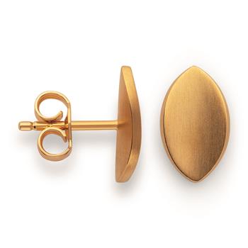 925/- Ørestikker, forgyldt, mat, fra Bastian Inverun