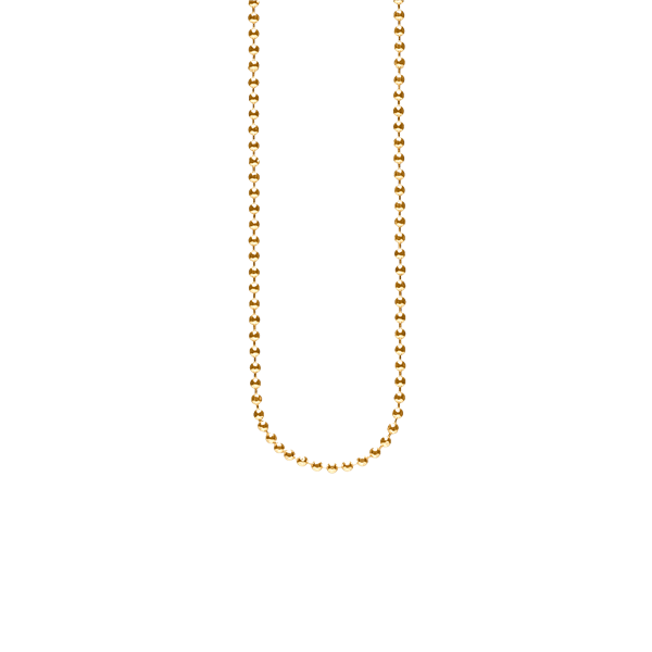 Sølv forg. collie kugle facet 1,8mm 60cm, fra aagaard