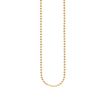 Sølv forg. collie kugle facet 1,8mm 70cm, fra aagaard